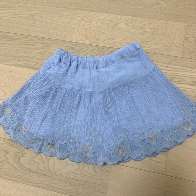 mezzo piano(メゾピアノ)のメゾピアノ　キュロット　120cm キッズ/ベビー/マタニティのキッズ服女の子用(90cm~)(パンツ/スパッツ)の商品写真