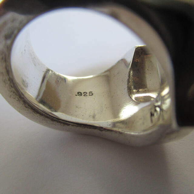 TENDERLOIN(テンダーロイン)のテンダーロイン　ホースシューリング　13号　ダイヤ　シルバー メンズのアクセサリー(リング(指輪))の商品写真