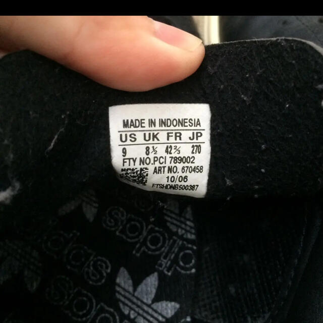 adidas(アディダス)のアディダス　スタンスミスブラック メンズの靴/シューズ(スニーカー)の商品写真