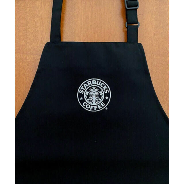 Starbucks Coffee(スターバックスコーヒー)の新品　レア　スターバックス　ブラック　エプロン インテリア/住まい/日用品のインテリア/住まい/日用品 その他(その他)の商品写真