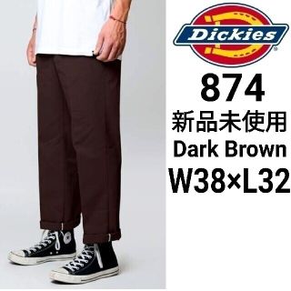 ディッキーズ(Dickies)の新品 ディッキーズ 874 USモデル W38×L32 ダークブラウン DB(ワークパンツ/カーゴパンツ)