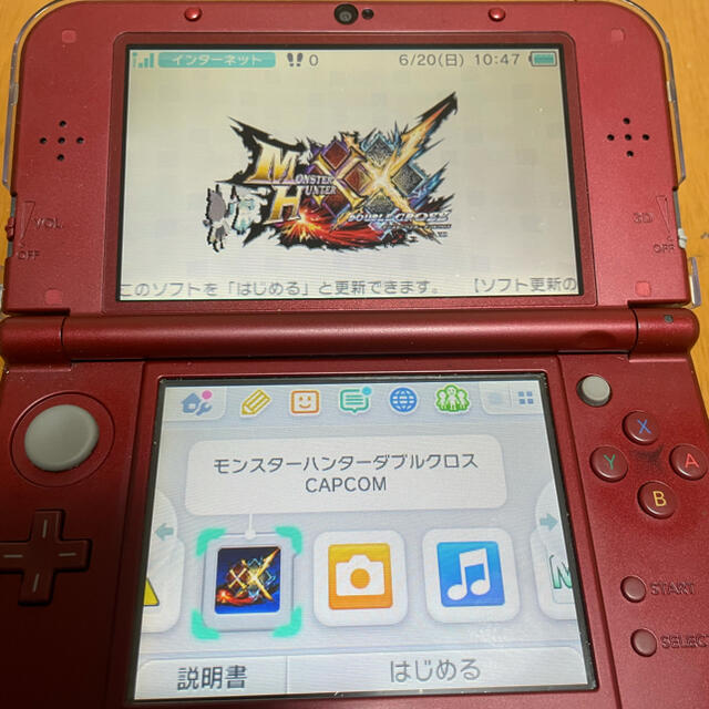 ニンテンドー3DS(ニンテンドー3DS)のNEW Nintendo 3DSLL 本体+ソフト1本付き エンタメ/ホビーのゲームソフト/ゲーム機本体(携帯用ゲーム機本体)の商品写真