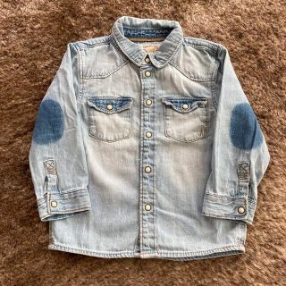 エイチアンドエム(H&M)のH&M☆デニムシャツ☆90センチ(ブラウス)