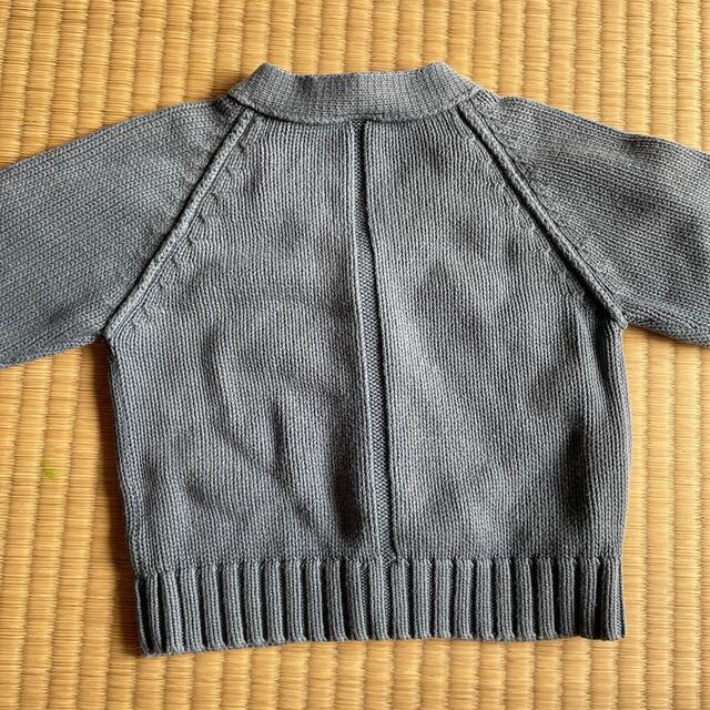 PETIT BATEAU(プチバトー)のプチバトー　ベビーカーディガン　12m/74cm キッズ/ベビー/マタニティのベビー服(~85cm)(カーディガン/ボレロ)の商品写真