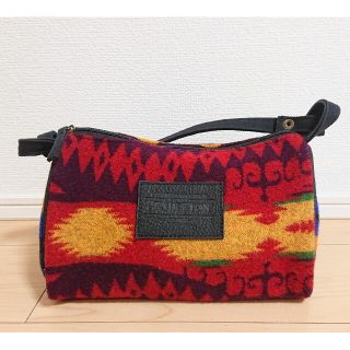 ペンドルトン(PENDLETON)の良品 PENDLETON ショルダーバッグ ネイティブ柄 バッグ ウール(ショルダーバッグ)