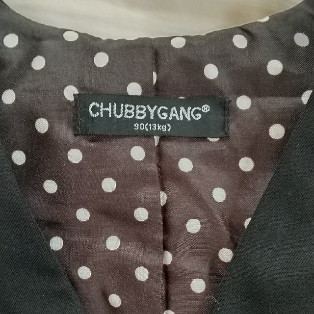 CHUBBYGANG(チャビーギャング)のCHUBBYGANG キッズ ベスト キッズ/ベビー/マタニティのキッズ服男の子用(90cm~)(ドレス/フォーマル)の商品写真