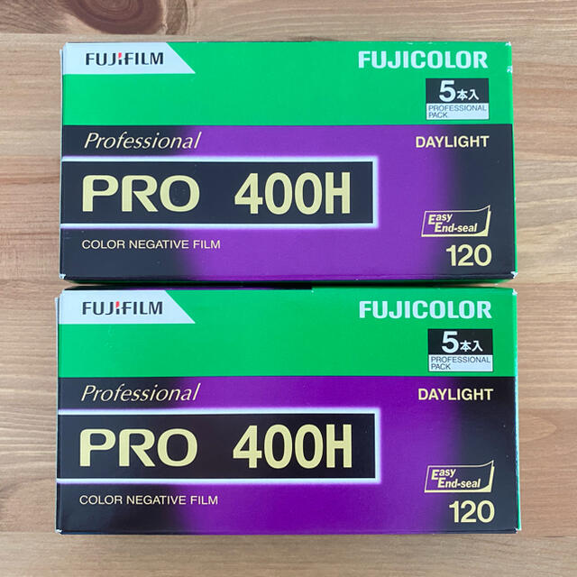 WEB限定カラー有 FUJIFILM PRO 400H 120 5本×2箱 - 通販