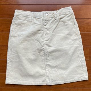 ユニクロ(UNIQLO)のユニクロ　コーデュロイ　ミニスカート　XLサイズ150cm(スカート)