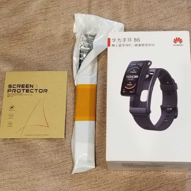 新品未開封★HUAWEI TalkBand B6★ブラック★スマートウォッチ メンズの時計(腕時計(デジタル))の商品写真