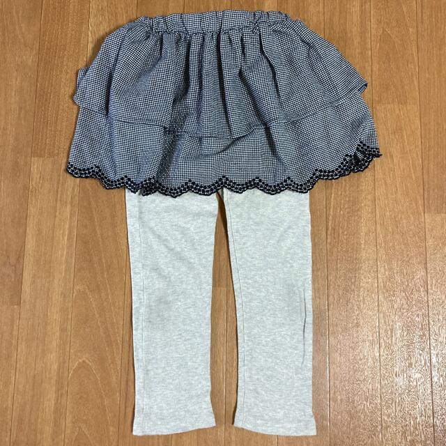 petit main(プティマイン)の★petit main★レギンス付きスカート　130 キッズ/ベビー/マタニティのキッズ服女の子用(90cm~)(パンツ/スパッツ)の商品写真