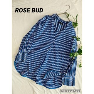 ローズバッド(ROSE BUD)のROSE BUD ストライププルオーバーシャツ(シャツ/ブラウス(長袖/七分))