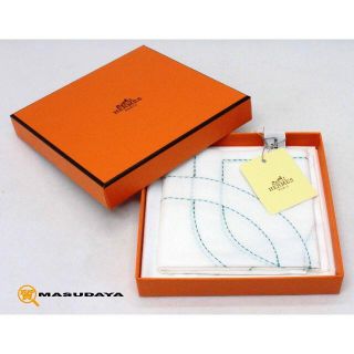 エルメス(Hermes)のエルメスハンカチカレ42cmパズル柄【未使用保管品】(バンダナ/スカーフ)