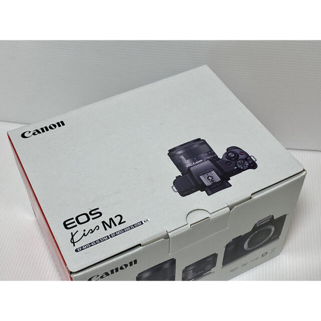 Canon(キヤノン)のCanon EOS KISS M2 ダブルズームキット スマホ/家電/カメラのカメラ(ミラーレス一眼)の商品写真