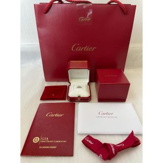 カルティエ(Cartier)の付属品完備 カルティエ ソリテール 1985 プラチナ Cartier(リング(指輪))