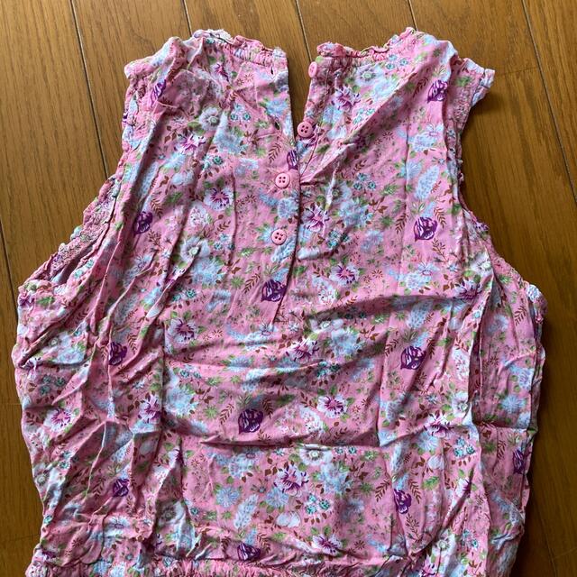 ノースリーブブラウス キッズ/ベビー/マタニティのキッズ服女の子用(90cm~)(Tシャツ/カットソー)の商品写真