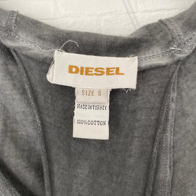 DIESEL(ディーゼル)のディーゼル　フード付チュニック　S レディースのトップス(チュニック)の商品写真