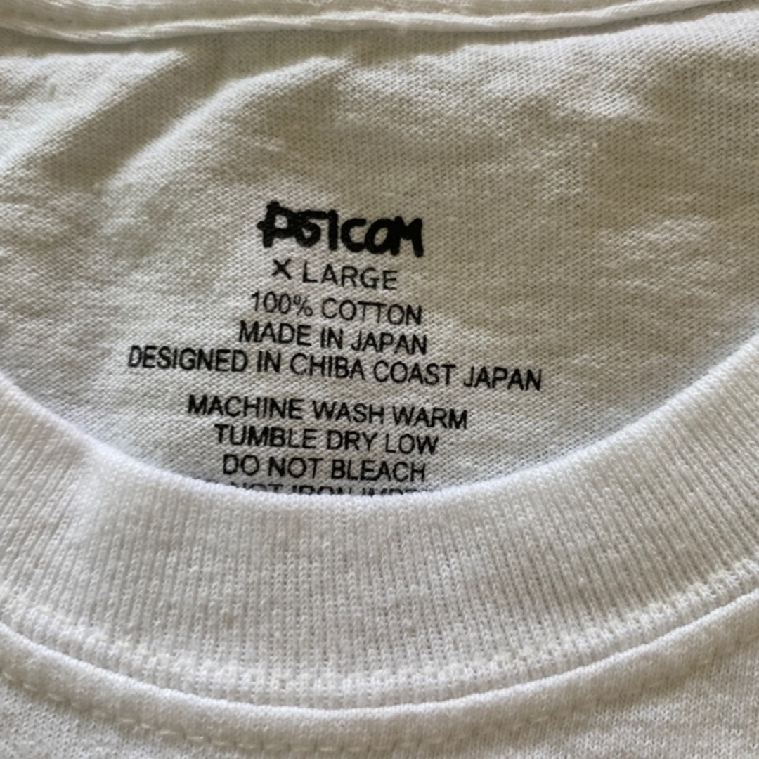 サイコム　PSICOM コットン　胸ポケット　Tシャツ　XL 白 3
