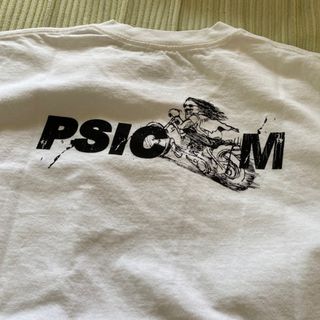 テンダーロイン(TENDERLOIN)のサイコム　PSICOM コットン　胸ポケット　Tシャツ　XL 白(Tシャツ(半袖/袖なし))