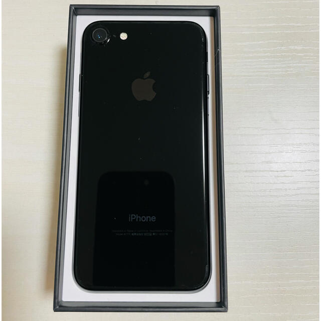 iPhone7 128GB ジェットブラックスマートフォン本体