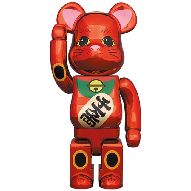 フィギュアBE@RBRICK 招き猫 梅金メッキ 400％