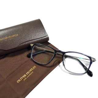 トムフォード(TOM FORD)の☆7♂♀【新品】オリバーピープルズ 眼鏡 Harwell-J  黒 紺 シルバー(サングラス/メガネ)