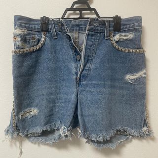 リーバイス(Levi's)のLEVI’S STUSSY デニムショートパンツ(ショートパンツ)