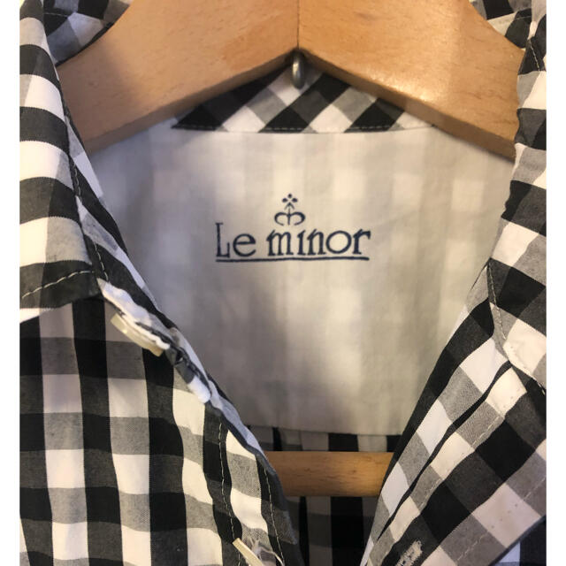 Le Minor(ルミノア)の半袖シャツワンピース　 レディースのワンピース(ひざ丈ワンピース)の商品写真