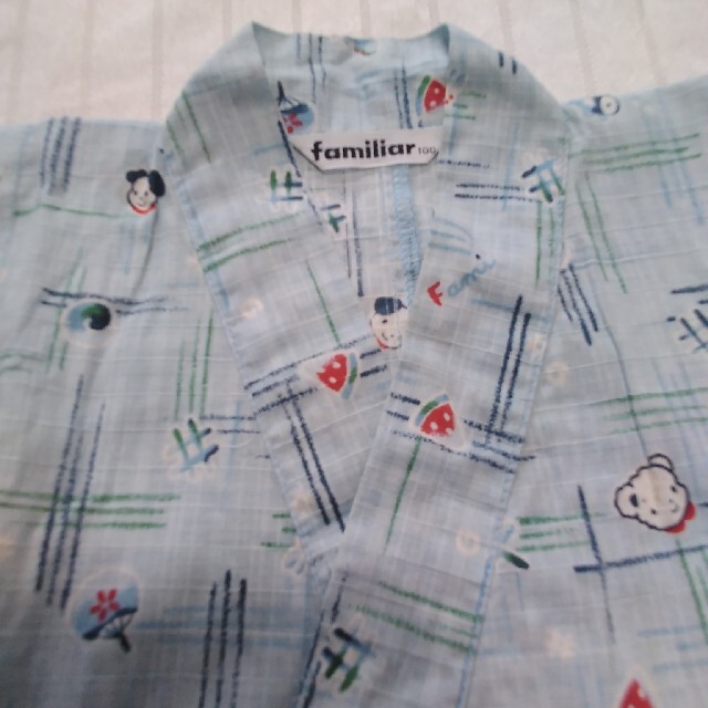 familiar(ファミリア)のファミリア　甚平 100 キッズ/ベビー/マタニティのキッズ服男の子用(90cm~)(甚平/浴衣)の商品写真