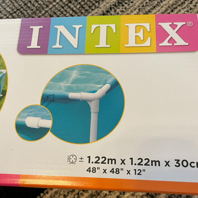 新品 INTEX インテックス　ミニフレームプール  ブルー 青　当日発送