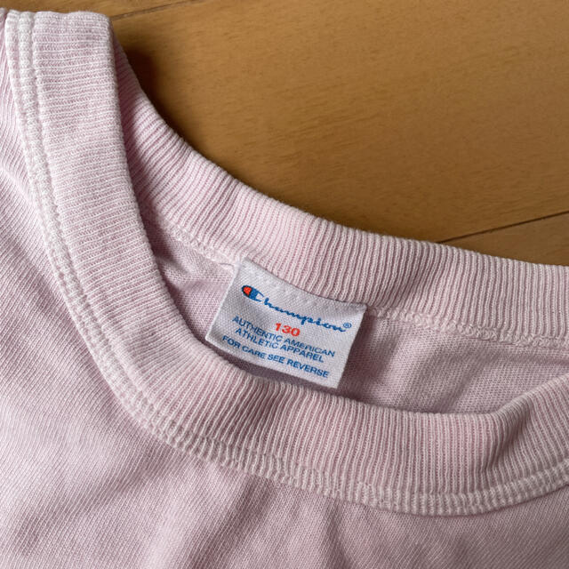 Champion(チャンピオン)の専用❗️ Tシャツ　チャンピオン　130㎝ キッズ/ベビー/マタニティのキッズ服女の子用(90cm~)(Tシャツ/カットソー)の商品写真