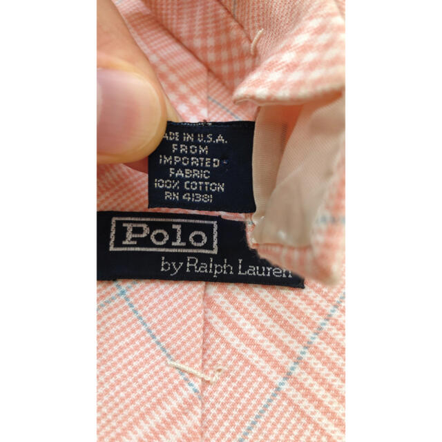 POLO RALPH LAUREN(ポロラルフローレン)の超レア美品：POLO／ラルフローレン　MADE IN USA メンズのファッション小物(ネクタイ)の商品写真