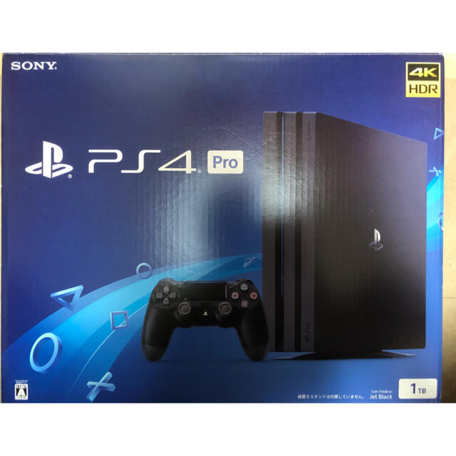 PlayStation4(プレイステーション4)の PS4 Pro 本体 CUH-7100BB01 ＋オマケ付き エンタメ/ホビーのゲームソフト/ゲーム機本体(家庭用ゲーム機本体)の商品写真