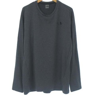 ザノースフェイス(THE NORTH FACE)のザノースフェイス NT11812 ロンT Tシャツ 長袖 ロゴ グレー X(Tシャツ/カットソー(七分/長袖))