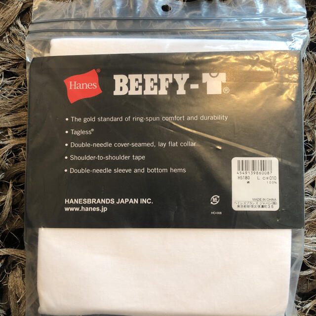 Hanes(ヘインズ)の¥ellow bucks愛用　Hanes BEEFY-T Lサイズ メンズのトップス(Tシャツ/カットソー(半袖/袖なし))の商品写真