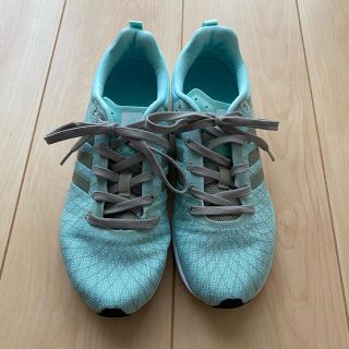 アディダス(adidas)のadidas アディダス　adizero シューズ　レディース　グリーン　ブルー(スニーカー)