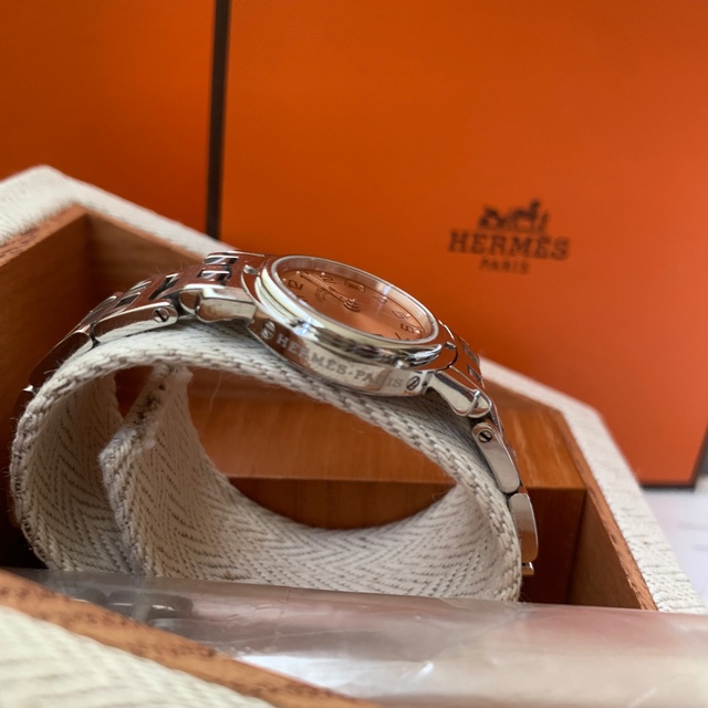 Hermes(エルメス)のエルメス　クリッパー　ピンク レディースのファッション小物(腕時計)の商品写真