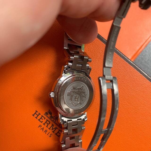 Hermes(エルメス)のエルメス　クリッパー　ピンク レディースのファッション小物(腕時計)の商品写真