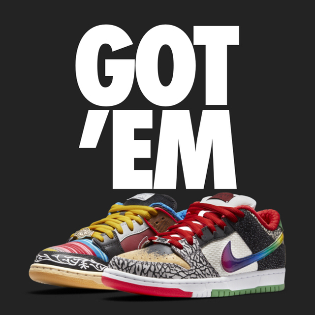 NIKE SB DUNK LOW WHAT THE P-RODスニーカー