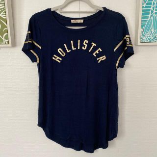 ホリスター(Hollister)のホリスター　Tシャツ　ネイビー　S(Tシャツ(半袖/袖なし))