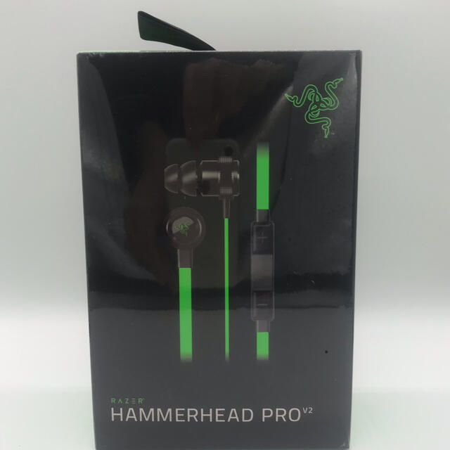 LAZER(レイザー)の正規品　Razer Hammerhead Pro V2 ゲーミング　イヤホン スマホ/家電/カメラのオーディオ機器(ヘッドフォン/イヤフォン)の商品写真