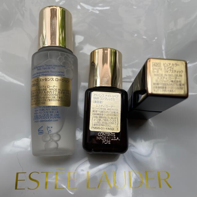 Estee Lauder(エスティローダー)のエスティーローダーオリジナルポーチ&ミニサンプル付き コスメ/美容のキット/セット(サンプル/トライアルキット)の商品写真