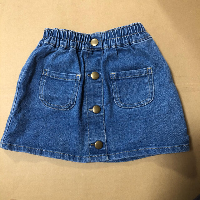 デニムスカート キッズ/ベビー/マタニティのキッズ服女の子用(90cm~)(スカート)の商品写真