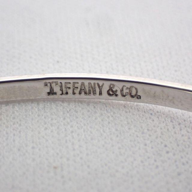 Tiffany & Co.(ティファニー)のティファニー SV925/750 オープンハート バングル [g479-6] レディースのアクセサリー(ブレスレット/バングル)の商品写真