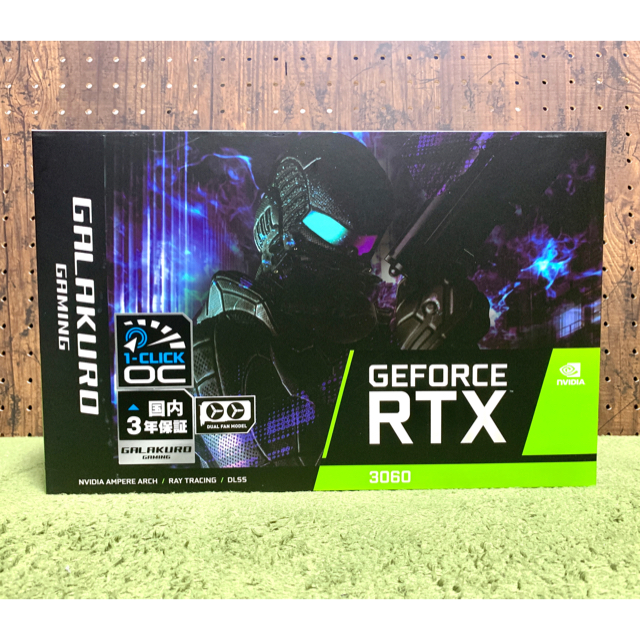 【新品未開封】GG-RTX3060-E12GB/OC/DF 玄人志向