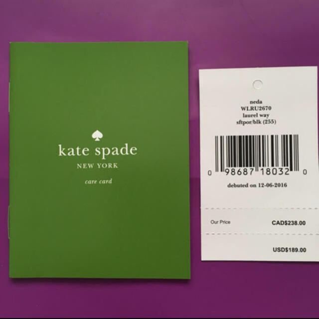 kate spade new york(ケイトスペードニューヨーク)の【未使用新品】ケイトスペード  長財布　ラウンドファスナー レディースのファッション小物(財布)の商品写真