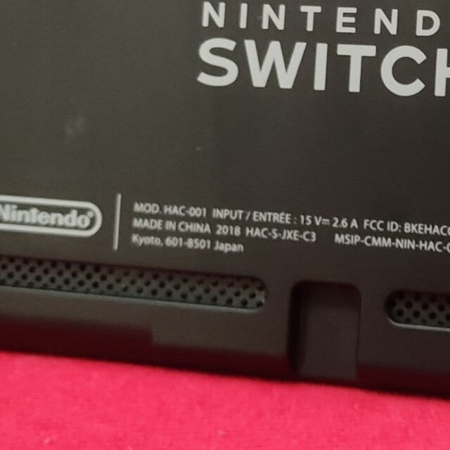 Nintendo Switch - ☆美品ジャンク品☆Nintendo Switch 未対策基盤本体