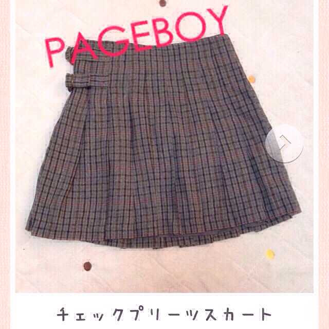 PAGEBOY(ページボーイ)のお値下げ！チェックプリーツスカート レディースのスカート(ミニスカート)の商品写真