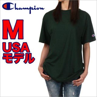 ギルタン(GILDAN)の【訳あり】チャンピオン Tシャツ M オリーブ 深緑 レディース 無地 半袖(Tシャツ(半袖/袖なし))