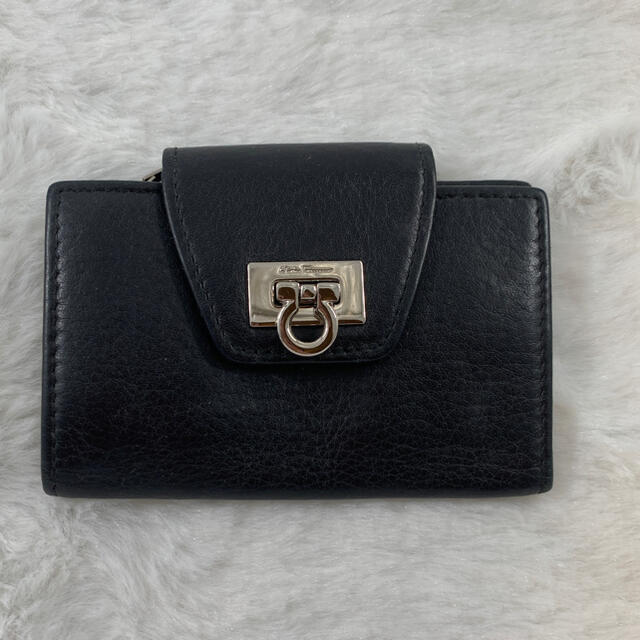 美品 Salvatore Ferragamo 6連 ブラックキーケース