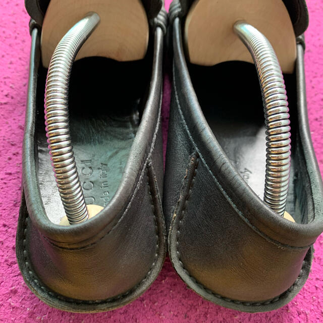Gucci(グッチ)のログハウスさん専用　グッチ　革靴　9 27.5センチ　黒 メンズの靴/シューズ(ドレス/ビジネス)の商品写真